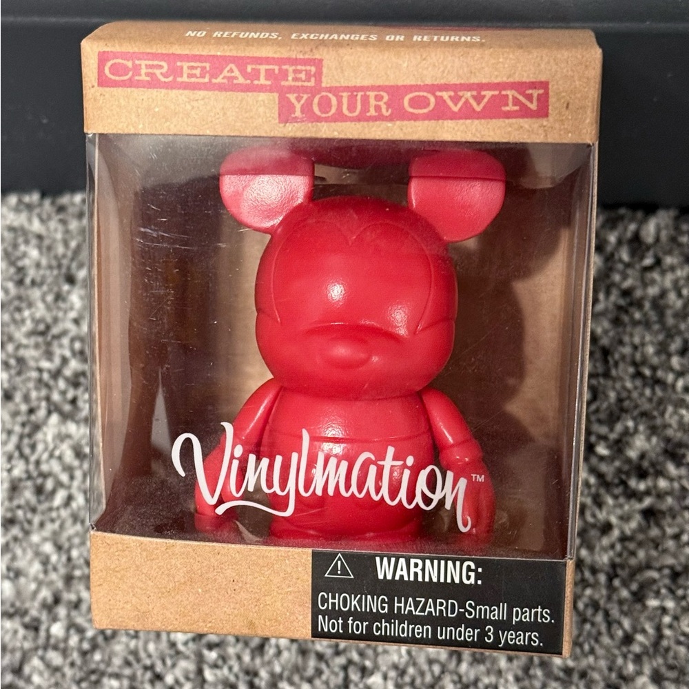 New Red Mickey Disney Vinylmation Create Design Your Own